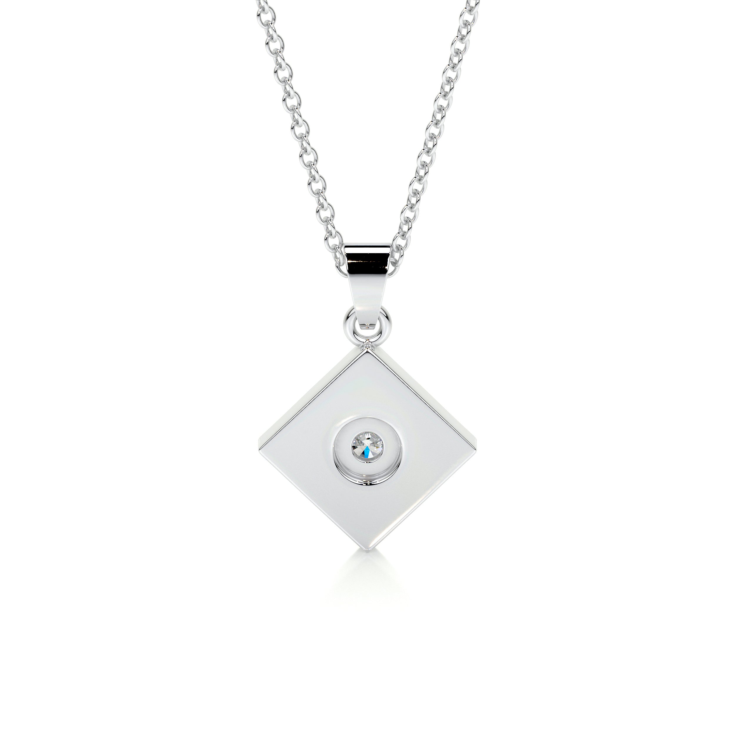 Maxine Diamond Pendant (0.4 Carat) -14K White Gold、mySite、hinf8tx79
