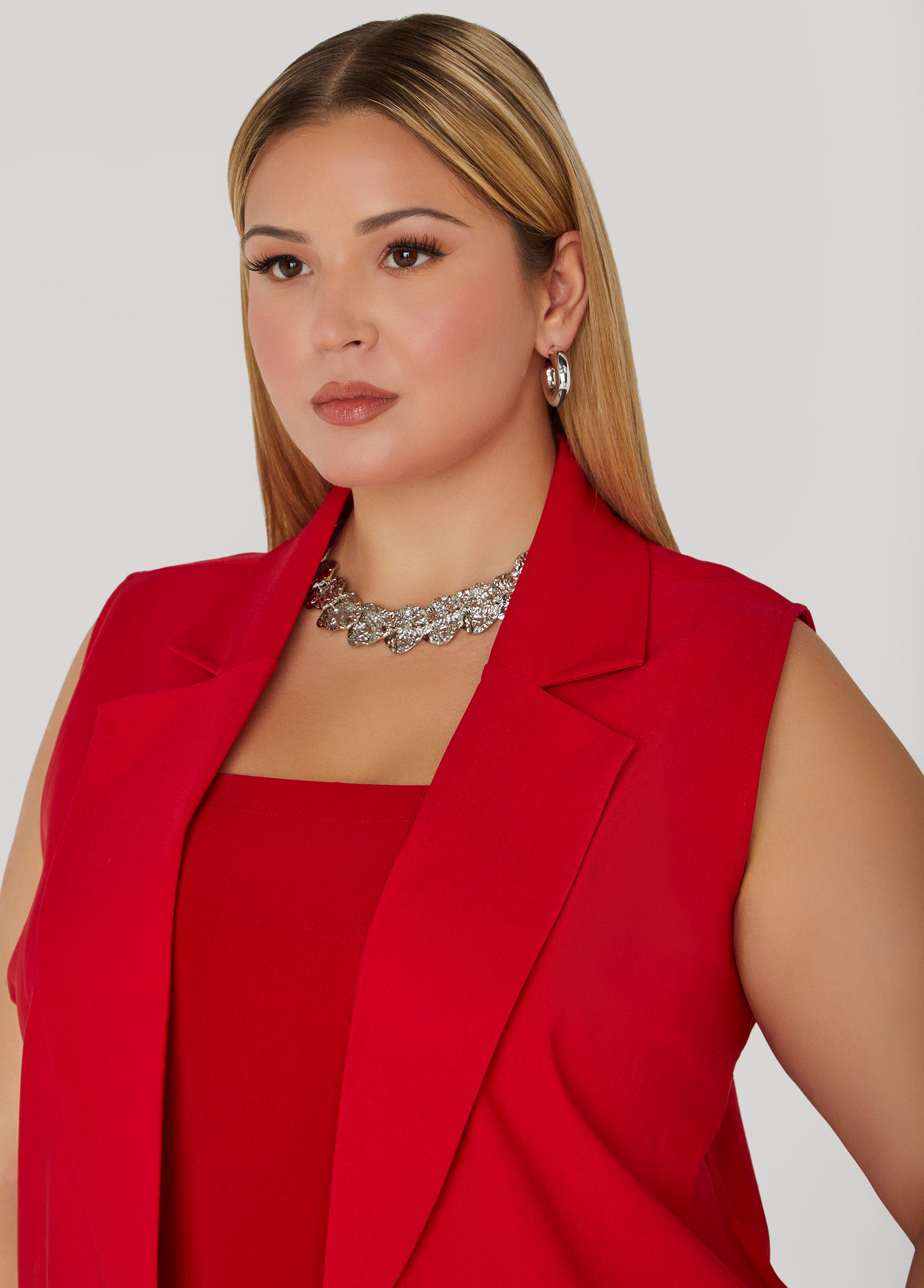 Button Embellished Vest、mySite、bengalsvssteelers