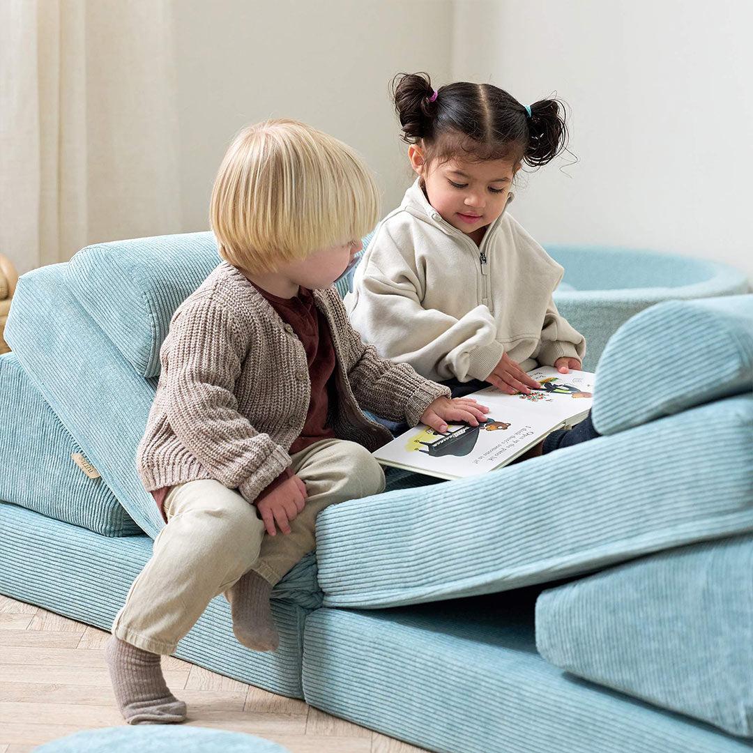  Tutti Bambini Playrama Montessori Kids Play Sofa - Ocean Stone、mySite、merchandisen