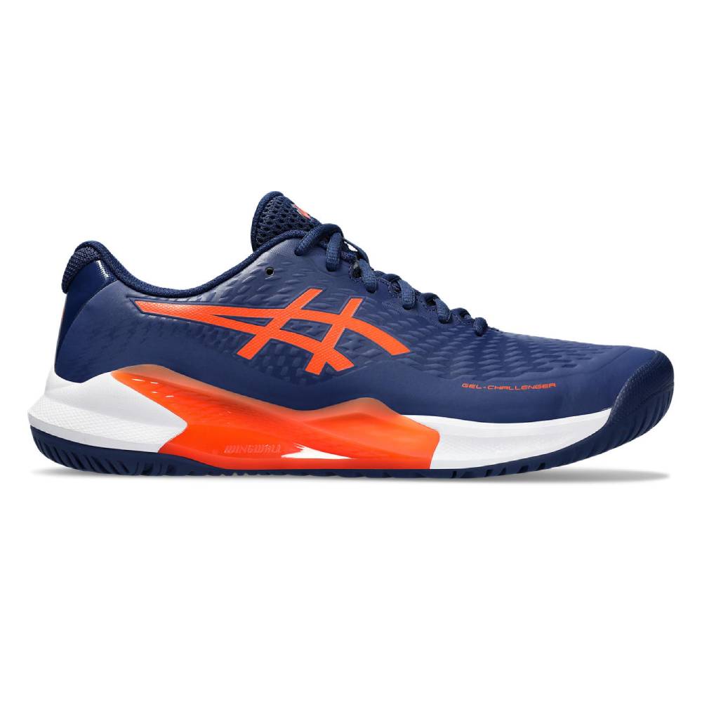 Asics Gel Challenger 14 Men's Tennis Shoe (Blue/Orange)