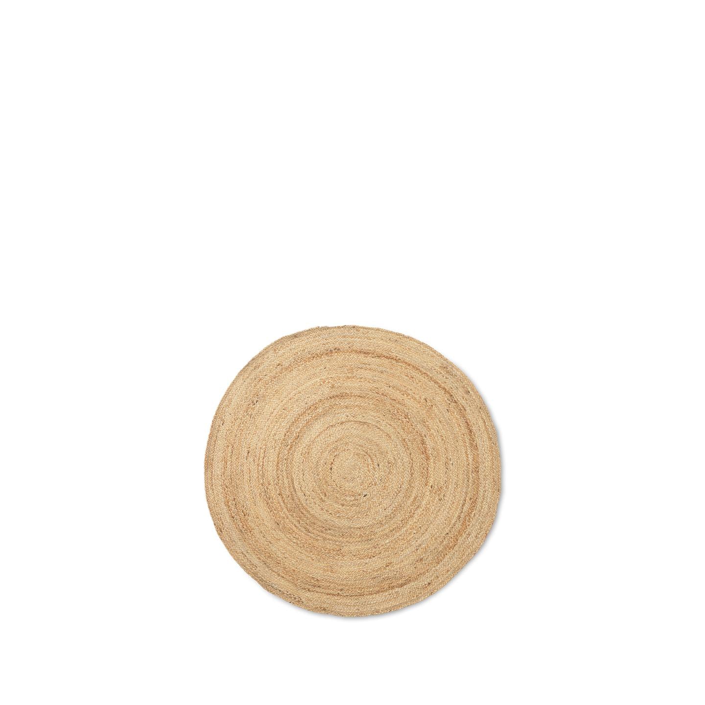 Eternal Round Jute Rug Natural Small Area Rug、mySite、gigharbornorthrealestate