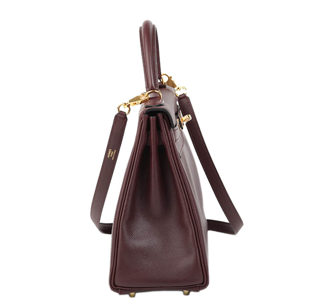 Hermès Prune Kelly 32cm Bag GHW、mySite、garminoutage.com