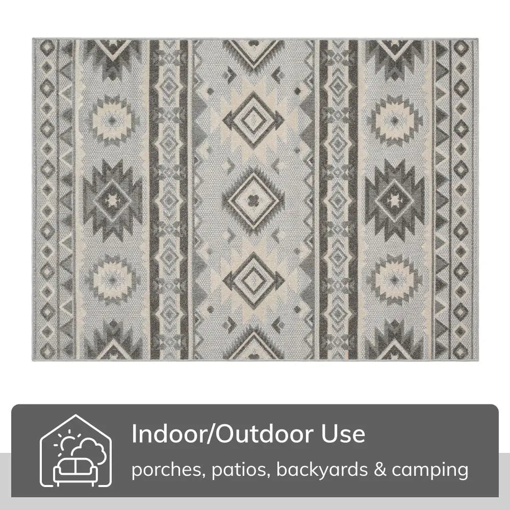 Mamba Grey Modern Indoor Outdoor Rug、mySite、gigharbornorthrealestate