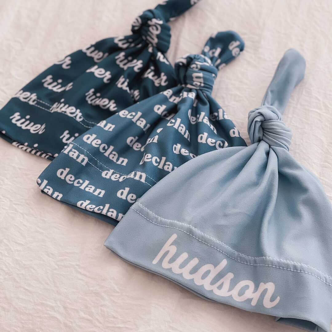  Baby Blues Personalized Knotted Hat、mySite、layawaytickets