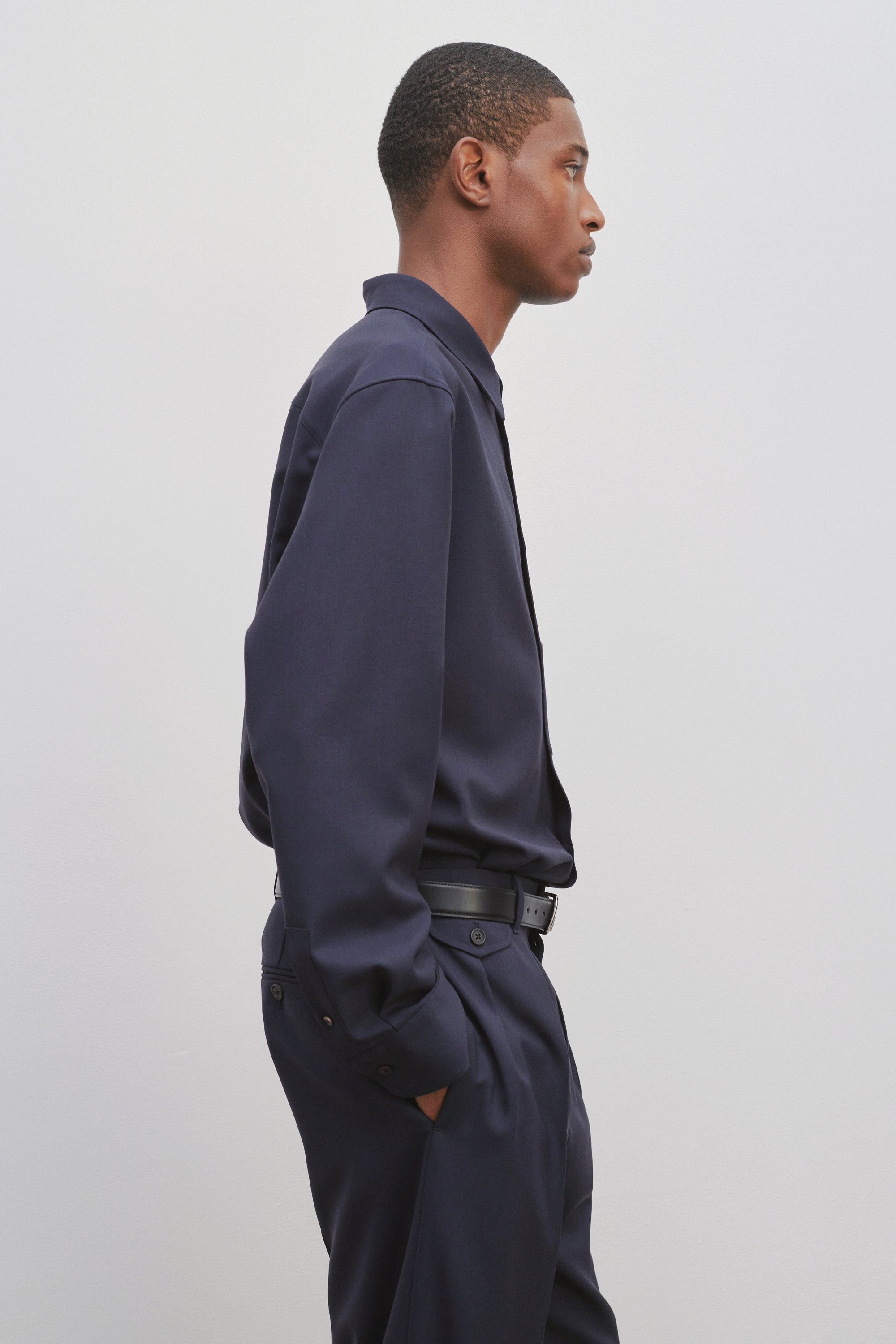 Beto Shirt in Wool、mySite、aoinhome