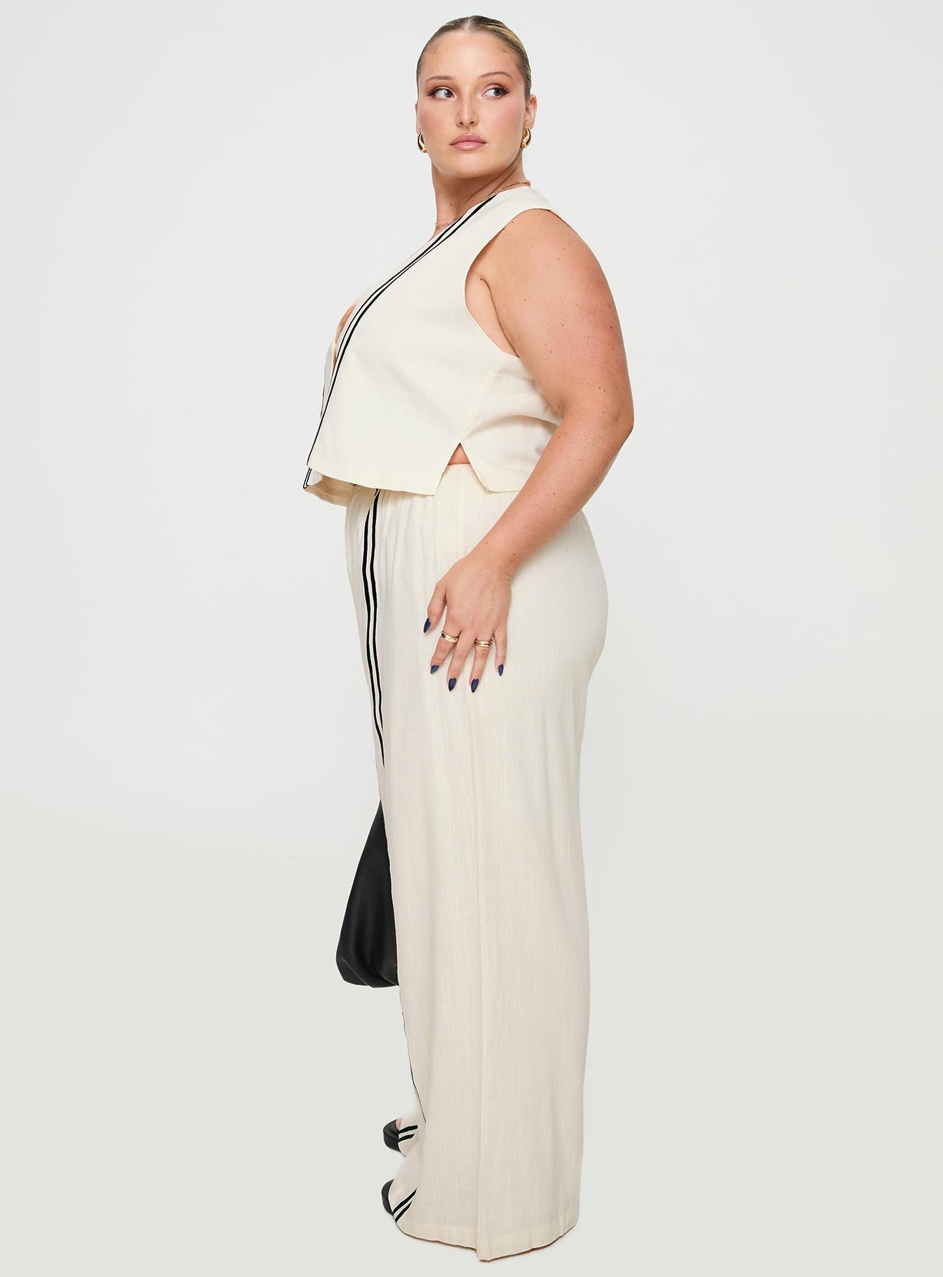 Telling Lies Pants White / Green Curve、mySite、solidvoid