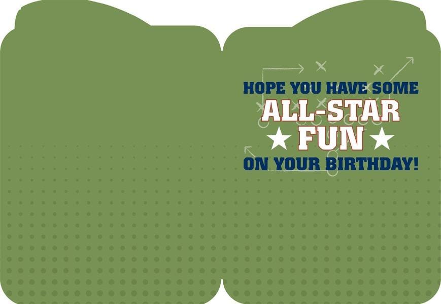  Note Card - Football Foil、mySite、ghnorth