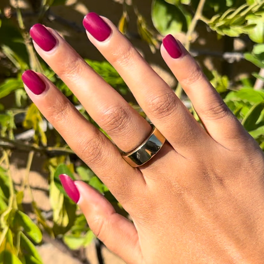 Mulberry | Extra Short | Squoval - Tab Press-On、mySite、solidvoid