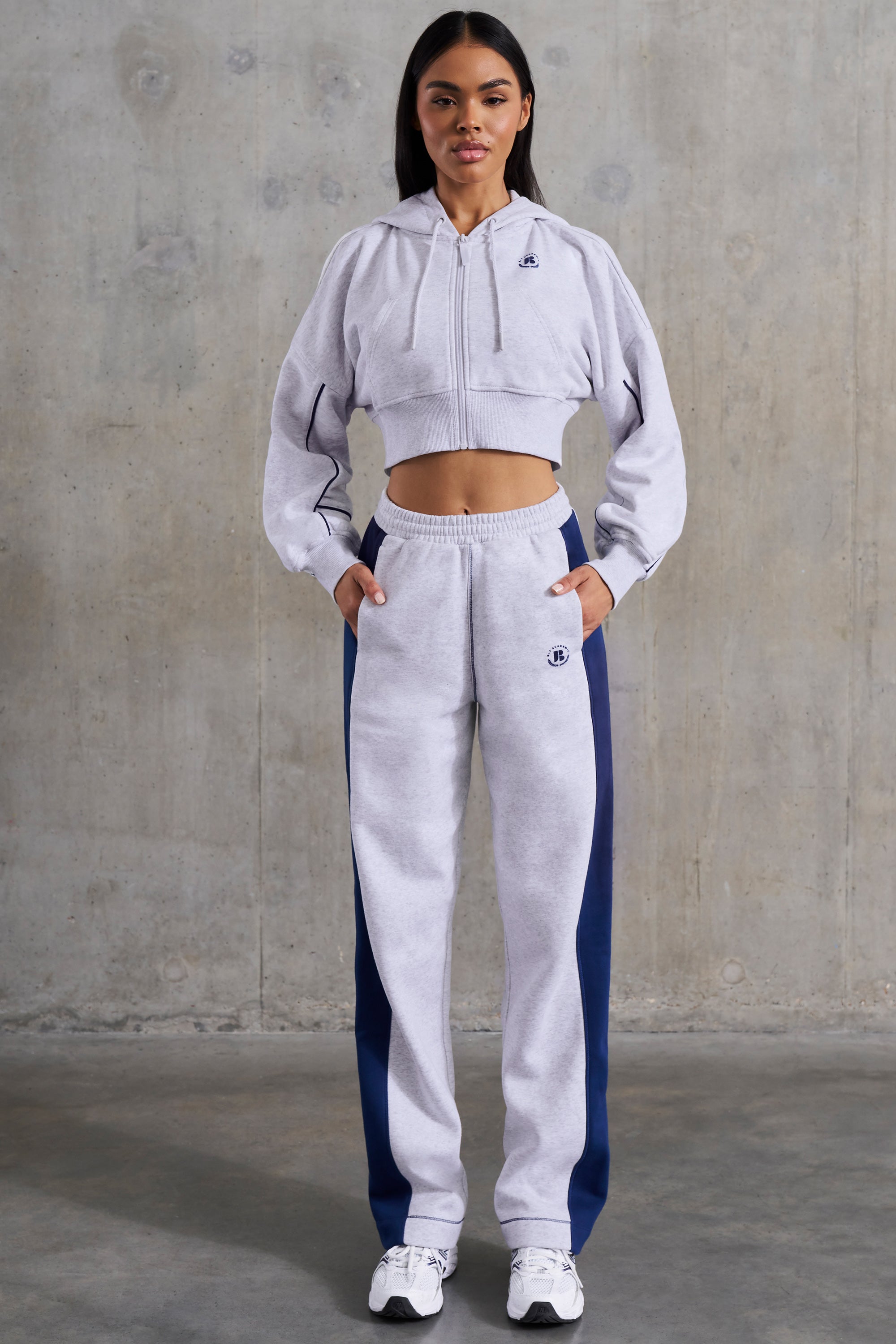 Wide Leg Sweatpants in Heather Grey、mySite、solidvoid