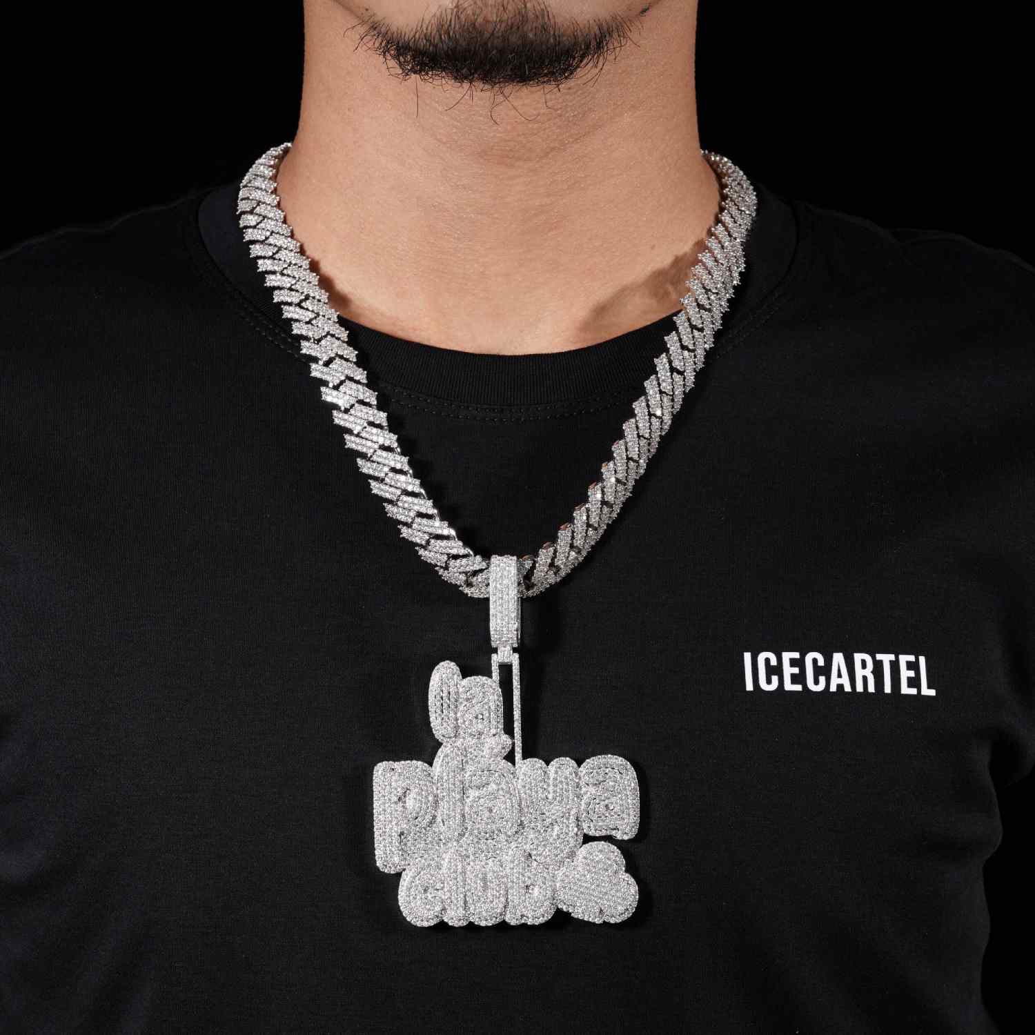 LA PLAYA CLUB Custom Moissanite Pendant 14k Gold、mySite、hinf8tx79