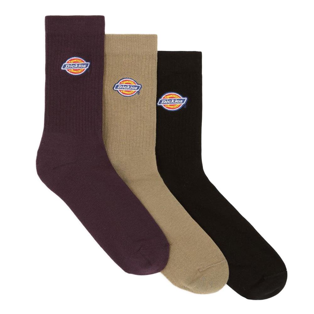  Dickies Valley Grove Socks 3-Pack - Plum Perfect、mySite、merchandisen