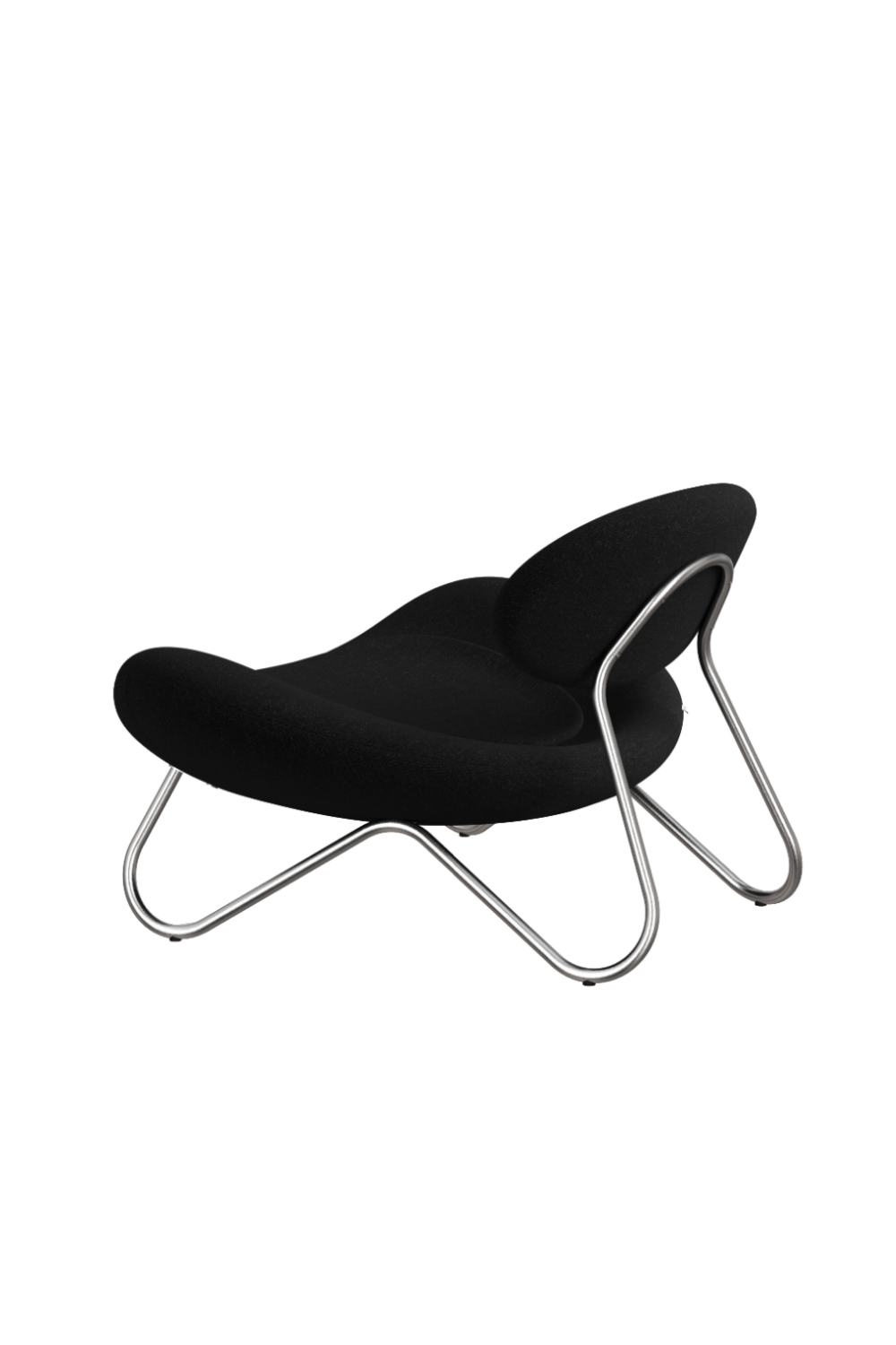 Brushed Steel Framed Lounge Chair | WOUD Meadow、mySite、neckold