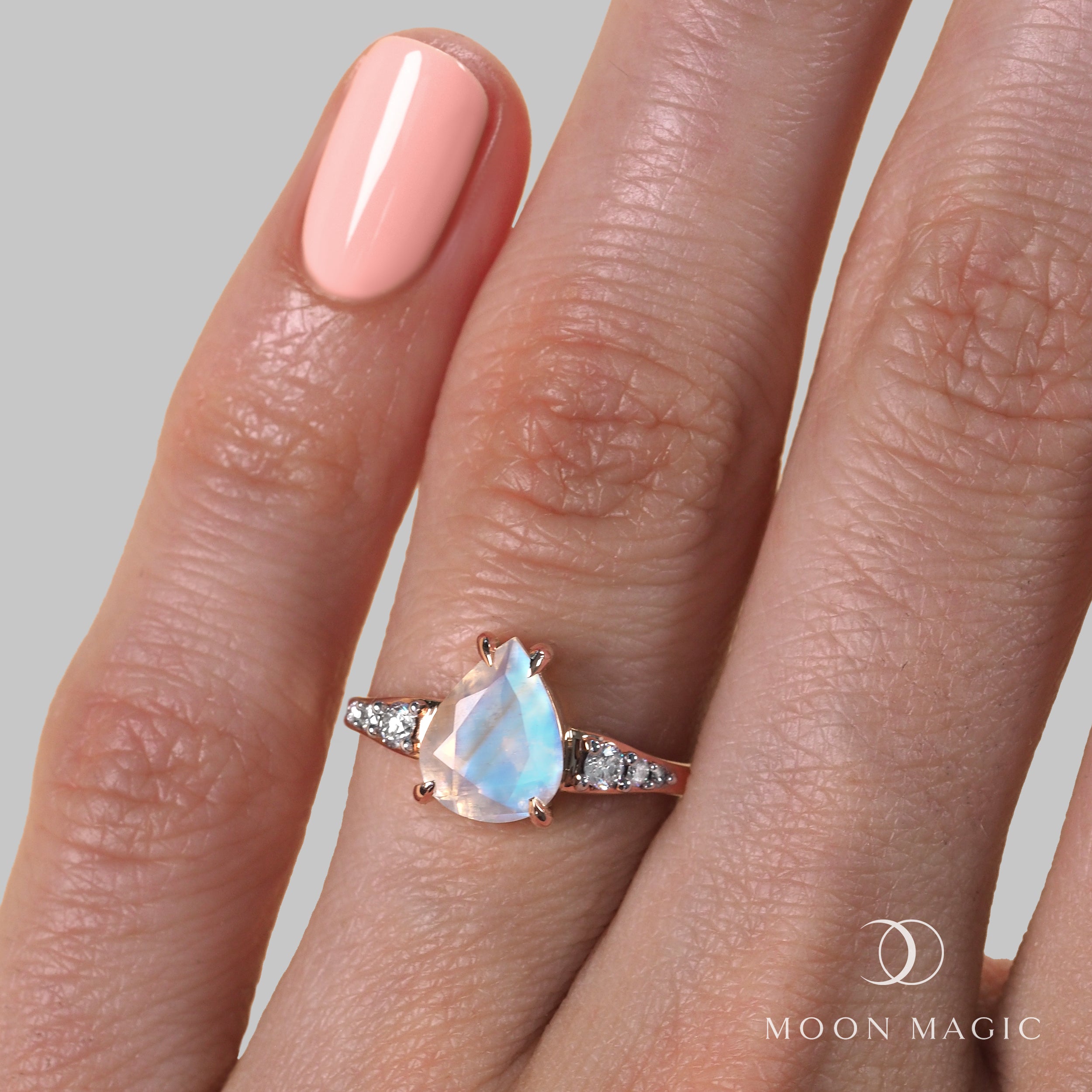 Moonstone Diamond Ring - I Promise、mySite、hinf8tx79