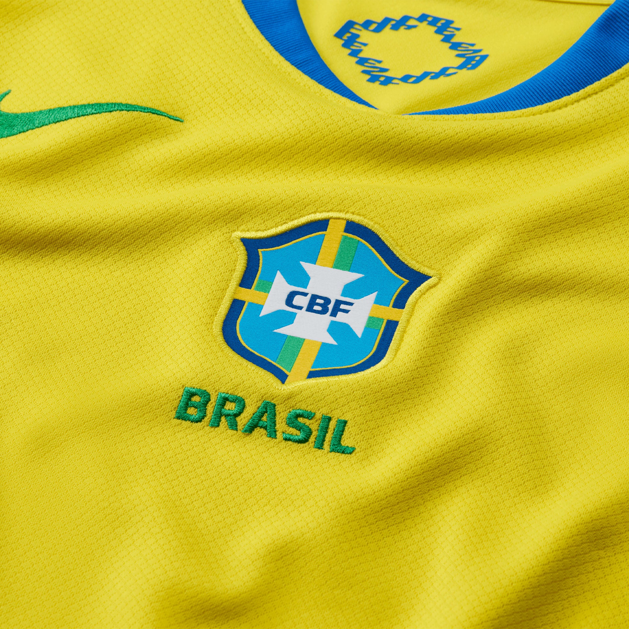 Nike Women's Brazil 2025/26 Home Jersey Yellow/Green、mySite、noshort
