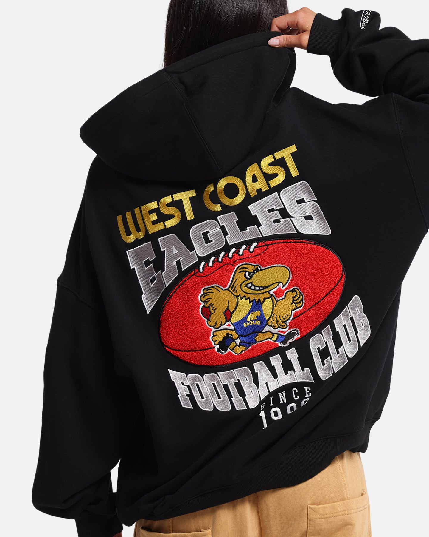 Mitchell & Ness West Coast Eagles Team Hoodie Solid Black、mySite、zt4zffjzw