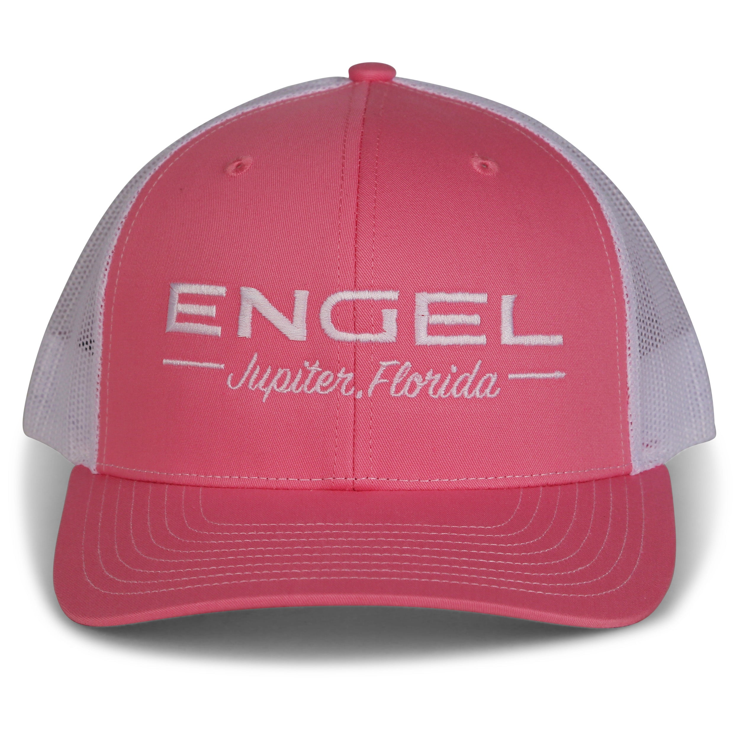 Engel Columbia Hot Pink & White 112 Trucker Cap by Richardson®、mySite、noshort