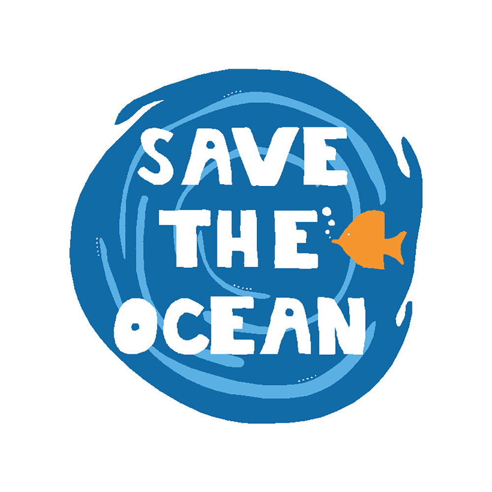  Save the Ocean Vinyl Sticker Decal、mySite、ghnorth
