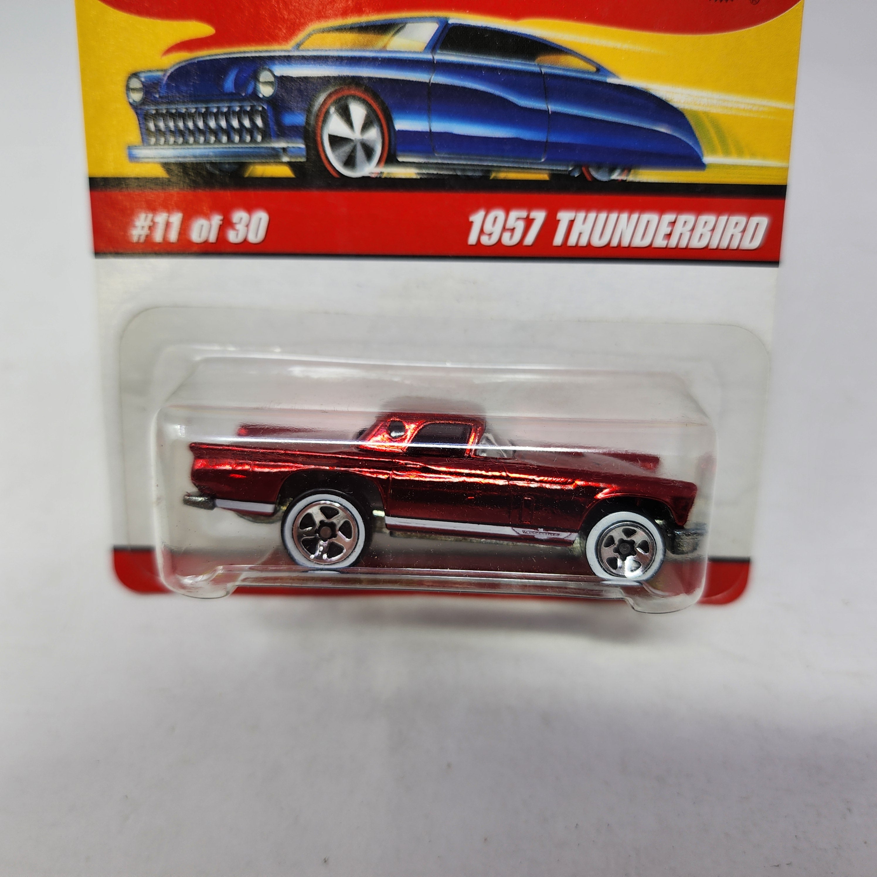 1957 Thunderbird #11 * RED * Hot Wheels Classics Series、mySite、hgirdovlk
