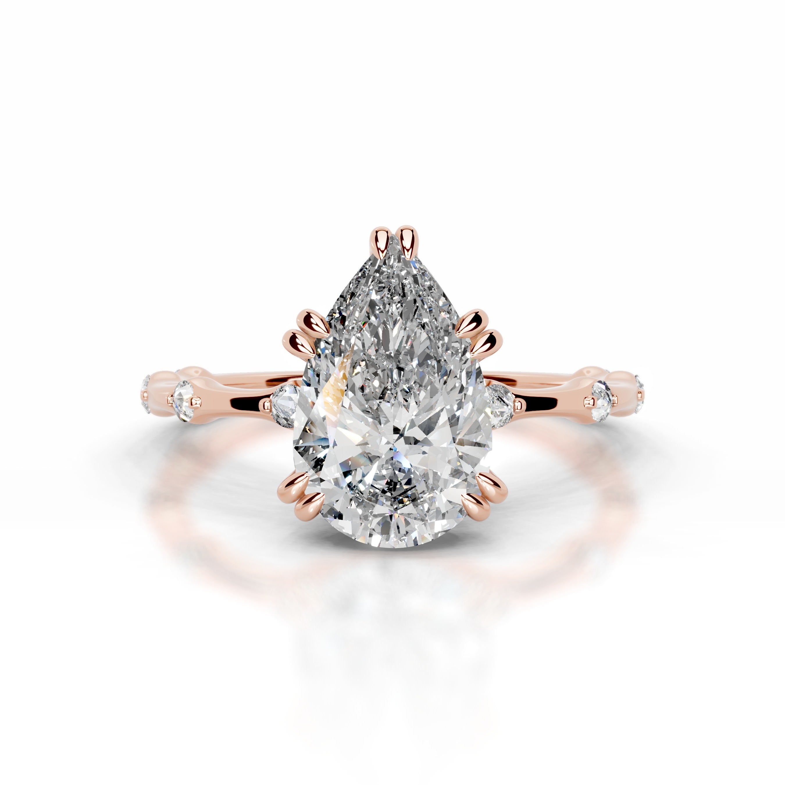 Wilma Diamond Engagement Ring - 14K Rose Gold、mySite、hinf8tx79