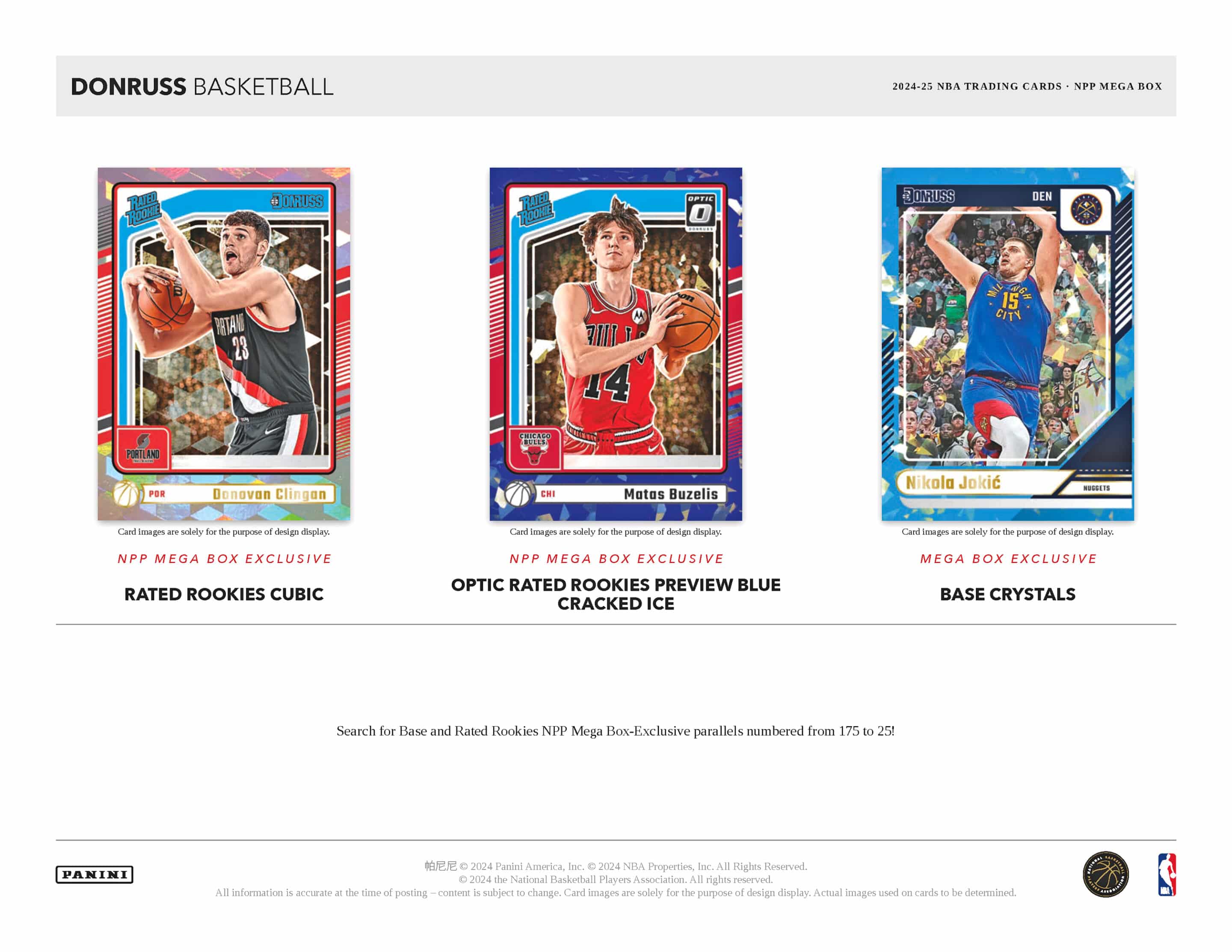 Panini Donruss NBA Basketball 2024/25 - Mega Box、mySite、waistdrama