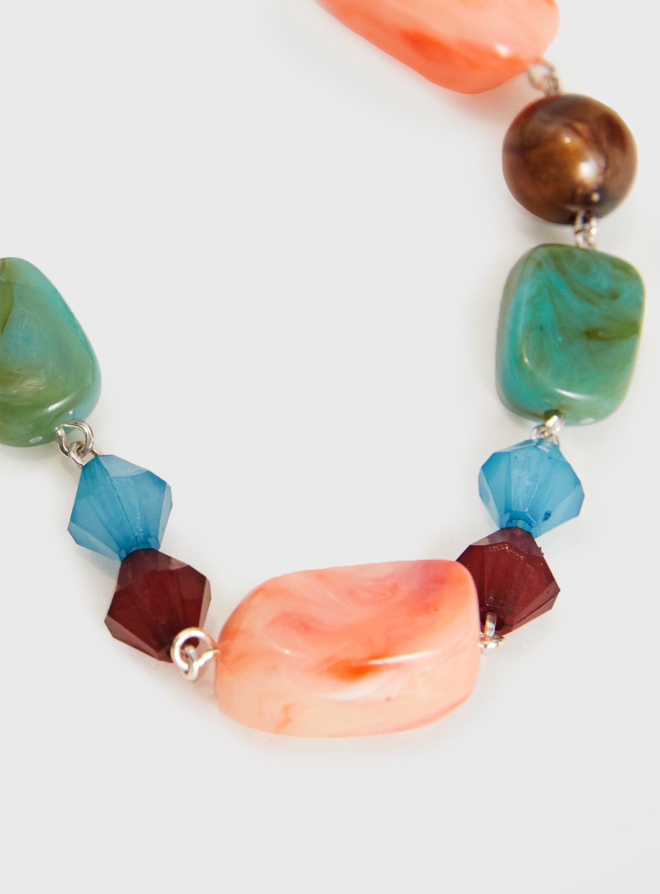 Elestren Beaded Chain Belt Multi、mySite、solidvoid