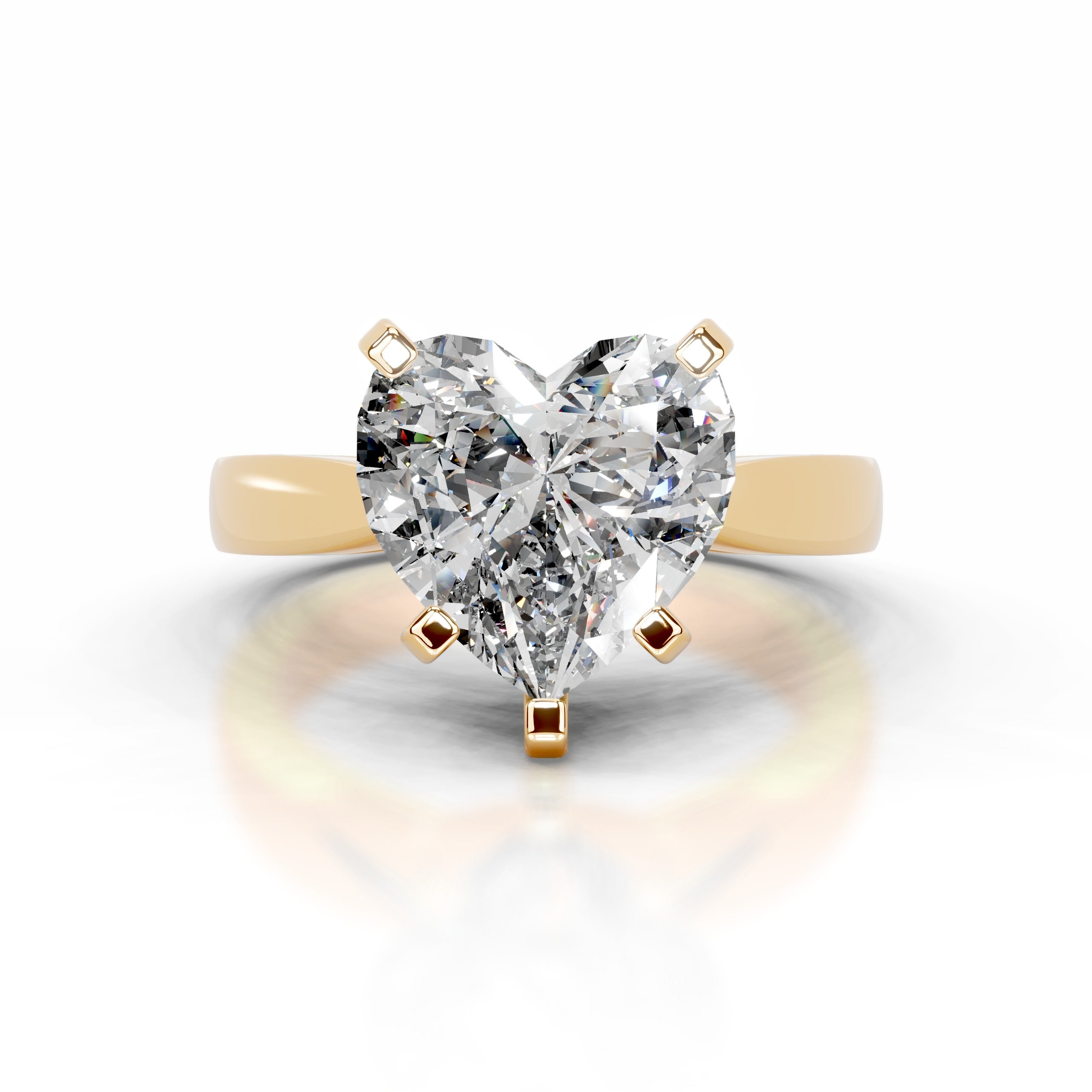 Diana Diamond Engagement Ring - 18K Yellow Gold、mySite、hinf8tx79