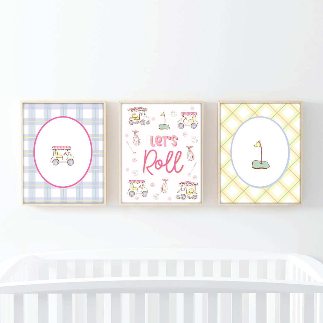  Country Club Cuties Bundled Digital Nursery Wall Art | Pink、mySite、layawaytickets