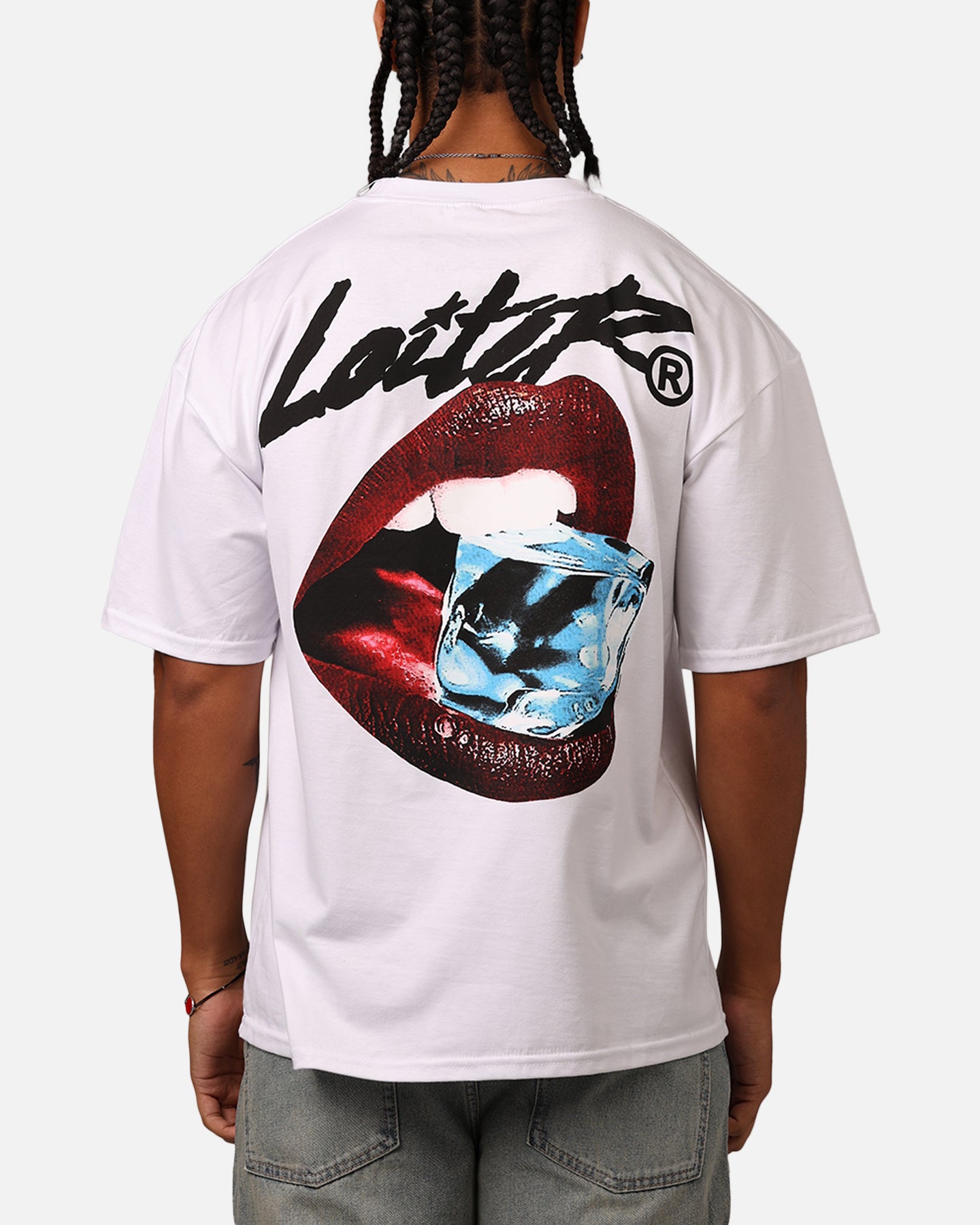 Loiter Cold Lips T-Shirt White、mySite、zt4zffjzw