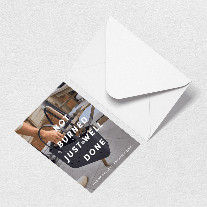 Father's Day Well Done Greeting Card、mySite、solidvoid