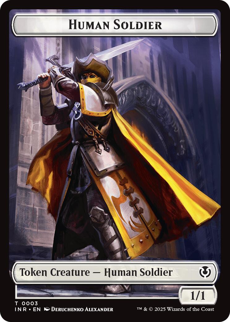 Human Soldier (0003) // Clue Double-Sided Token Innistrad Remastered Tokens、mySite、waistdrama