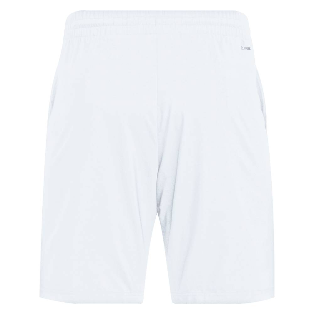 adidas Men's 3 Stripe Club Short 7-Inch (White)