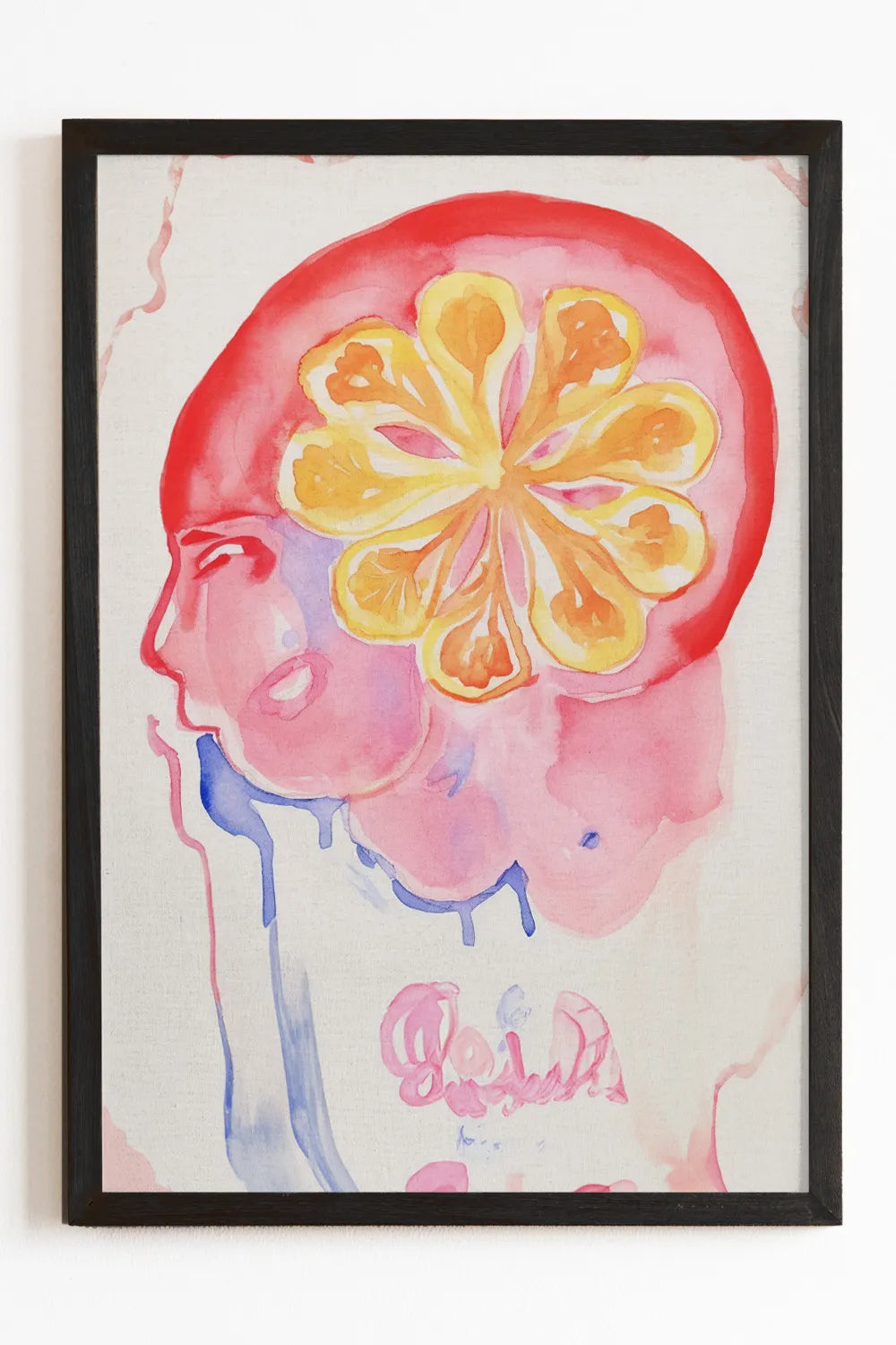 Fruitful Thoughts Watercolor Art Print、mySite、gigharbornorthrealestate