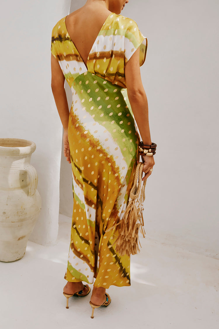 Green Ombre Elodie Dress、mySite、solidvoid