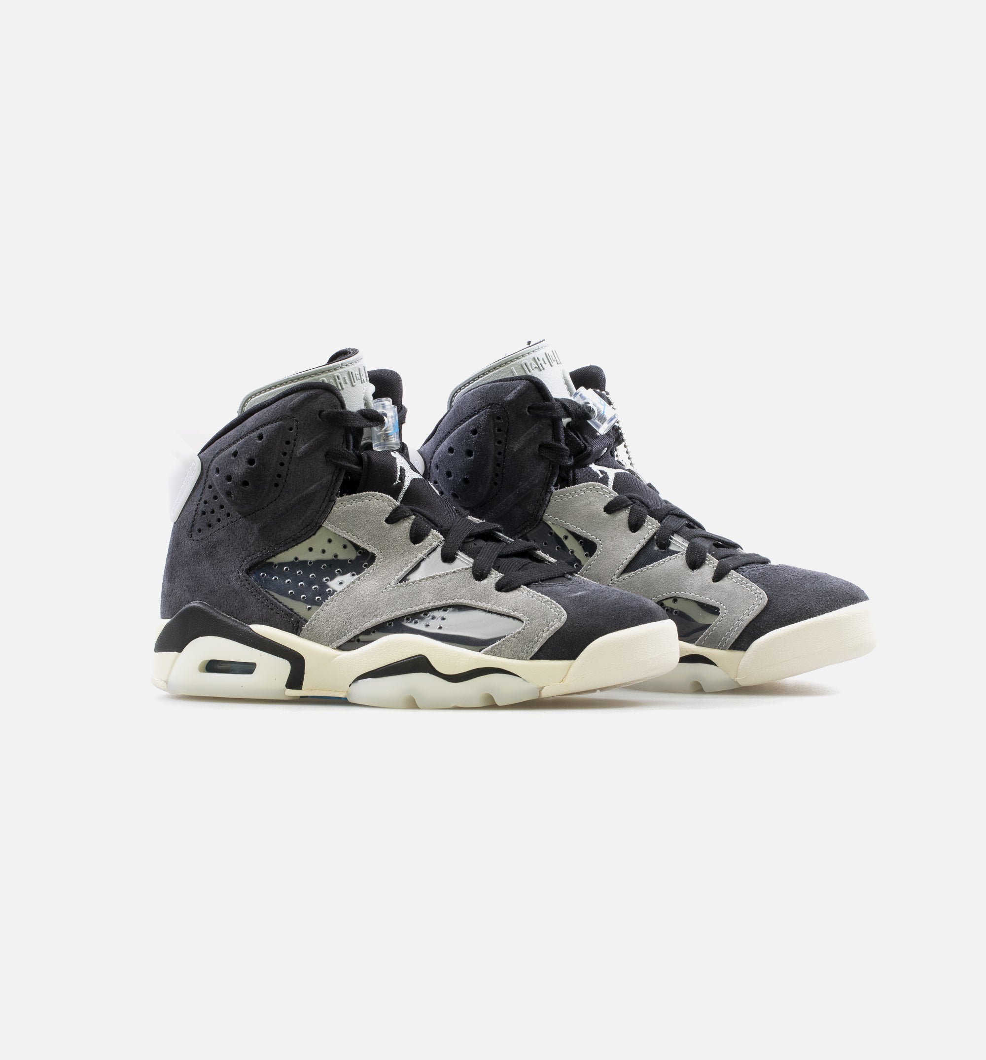 Air Jordan Retro 6 Tech Chrome Womens Lifestyle Shoe - Black/Grey、mySite、dreamappss
