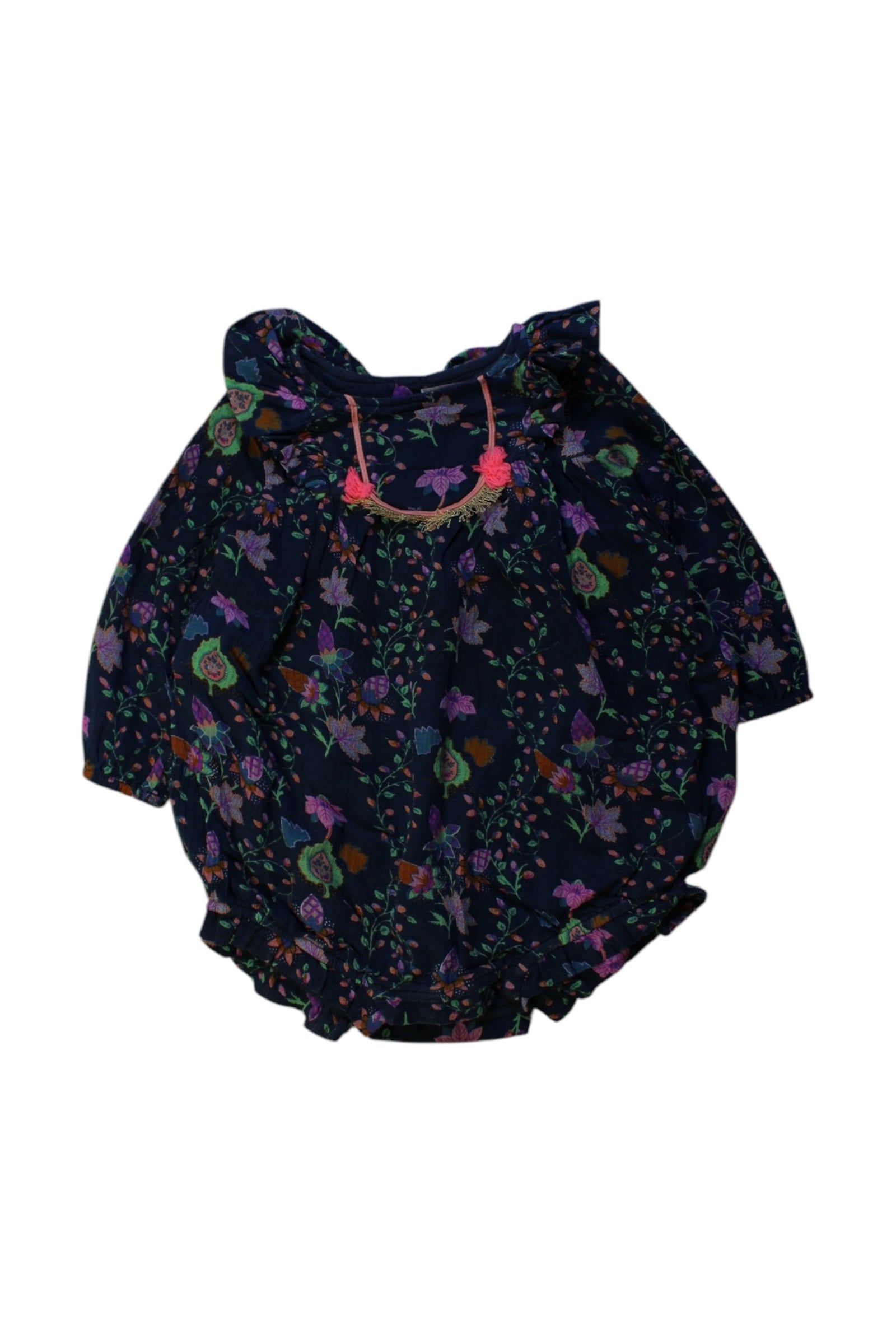 Louise Misha Floral Long Sleeve Romper 12-18M、mySite、g9winljtr