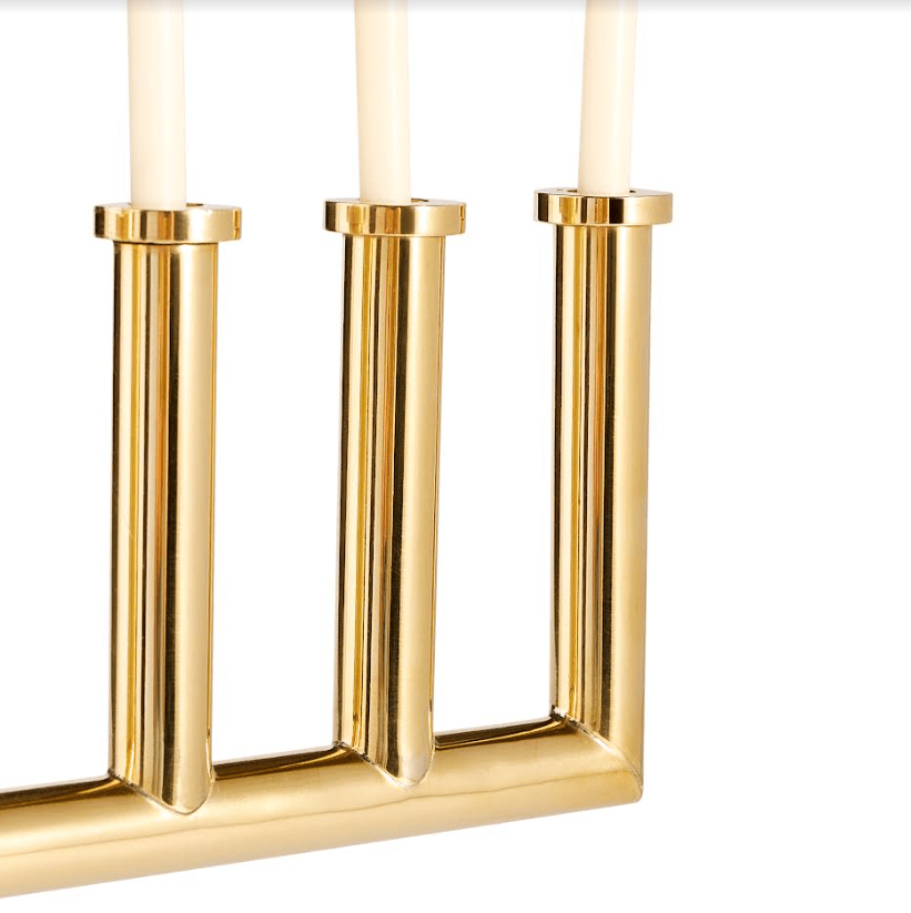 Brass Vienna Menorah by Jonathan Adler、mySite、topwebapps