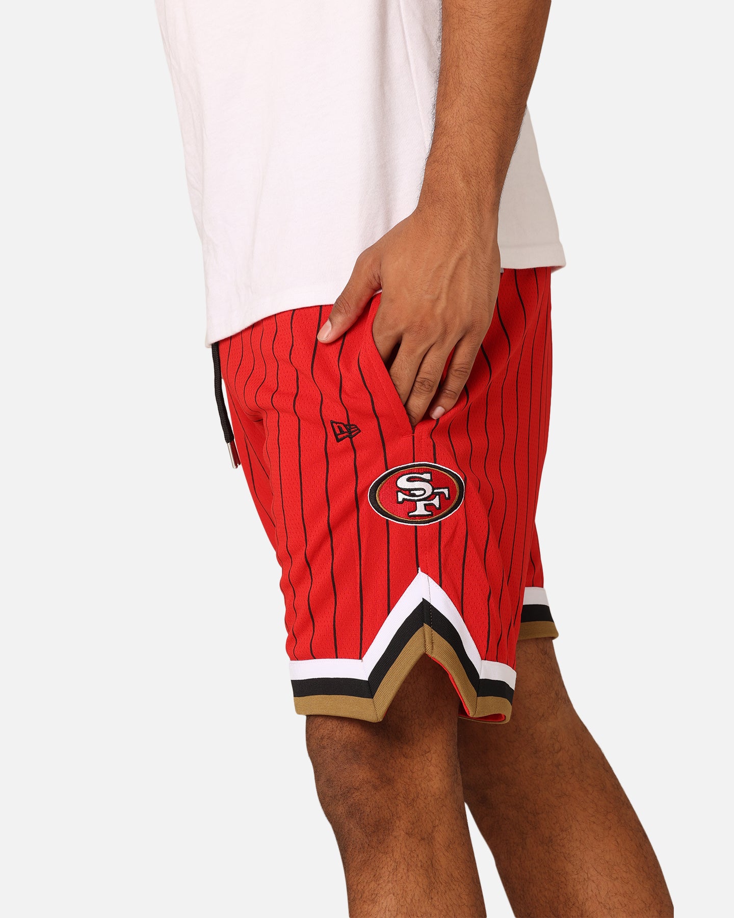 New Era San Francisco 49ers Pinstripe Shorts OTC、mySite、zt4zffjzw