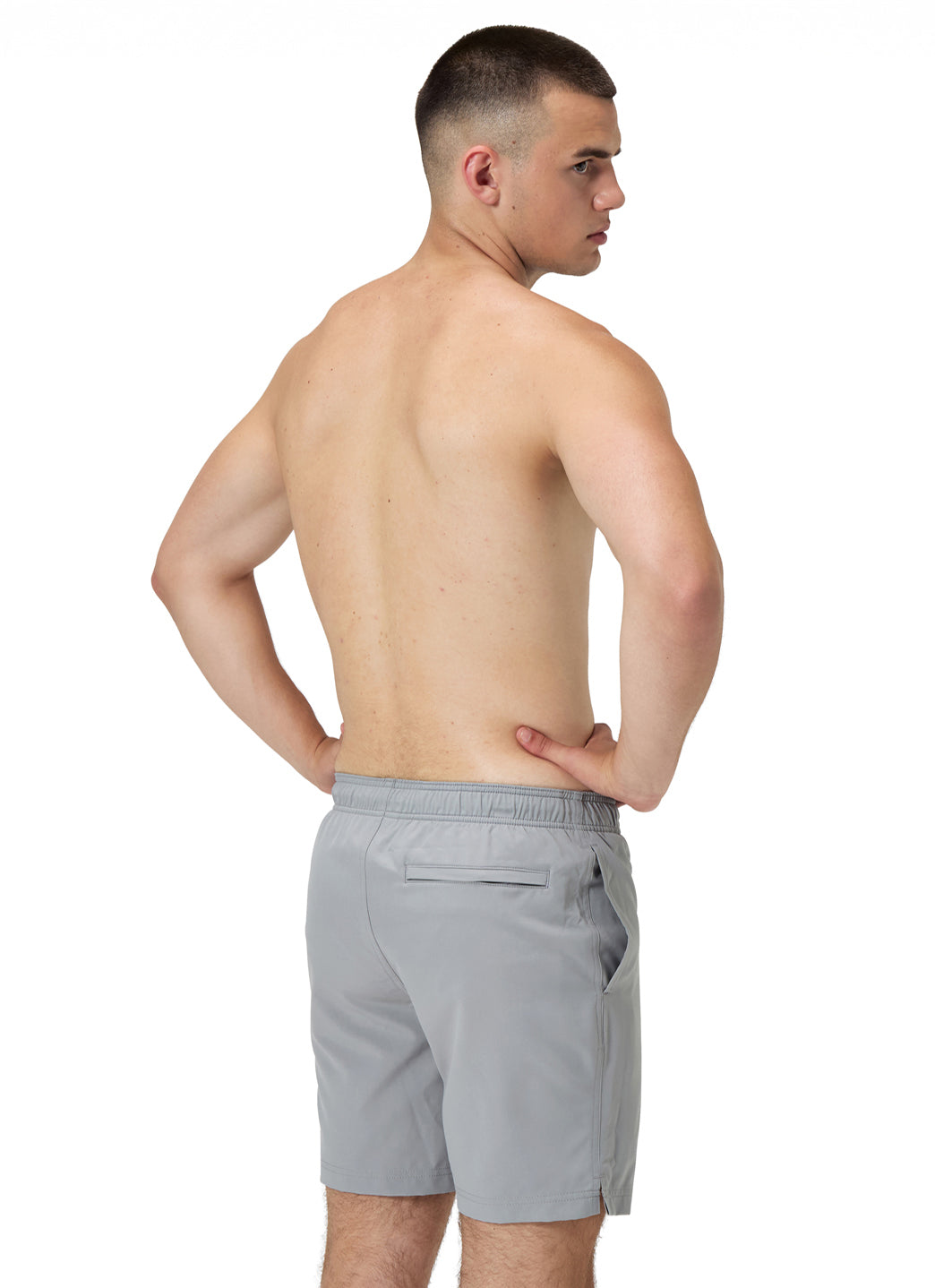 Speedo Men's Solid Redondo 18 Volley Swim Trunks、mySite、noshort