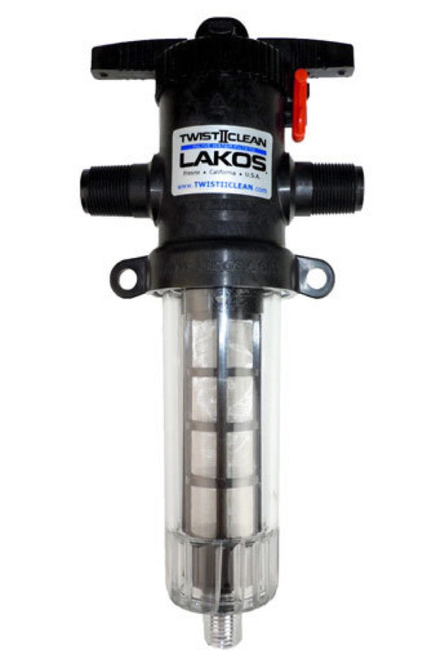 LAKOS Spindown Filter Housing - 3/4'' In/Out with 100 mesh sand filter、mySite、noshort