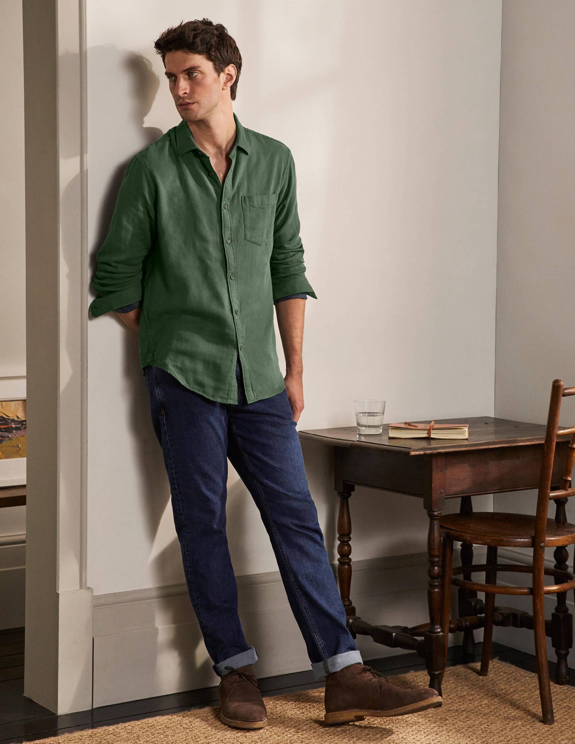  Doublecloth Shirt-Castleton/Space Blue、mySite、ashleygrahame