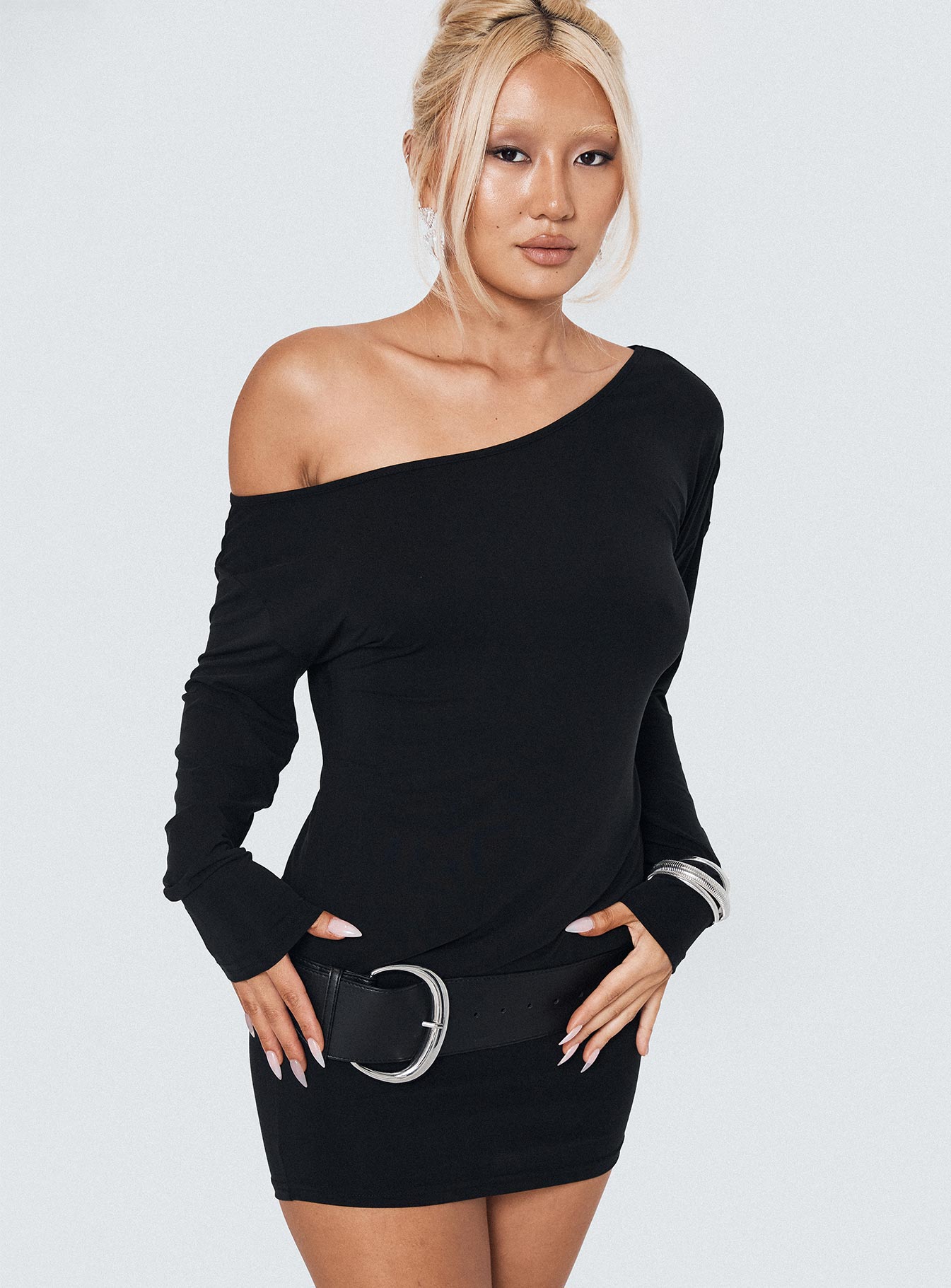 Shelisa Mini Dress Black、mySite、solidvoid