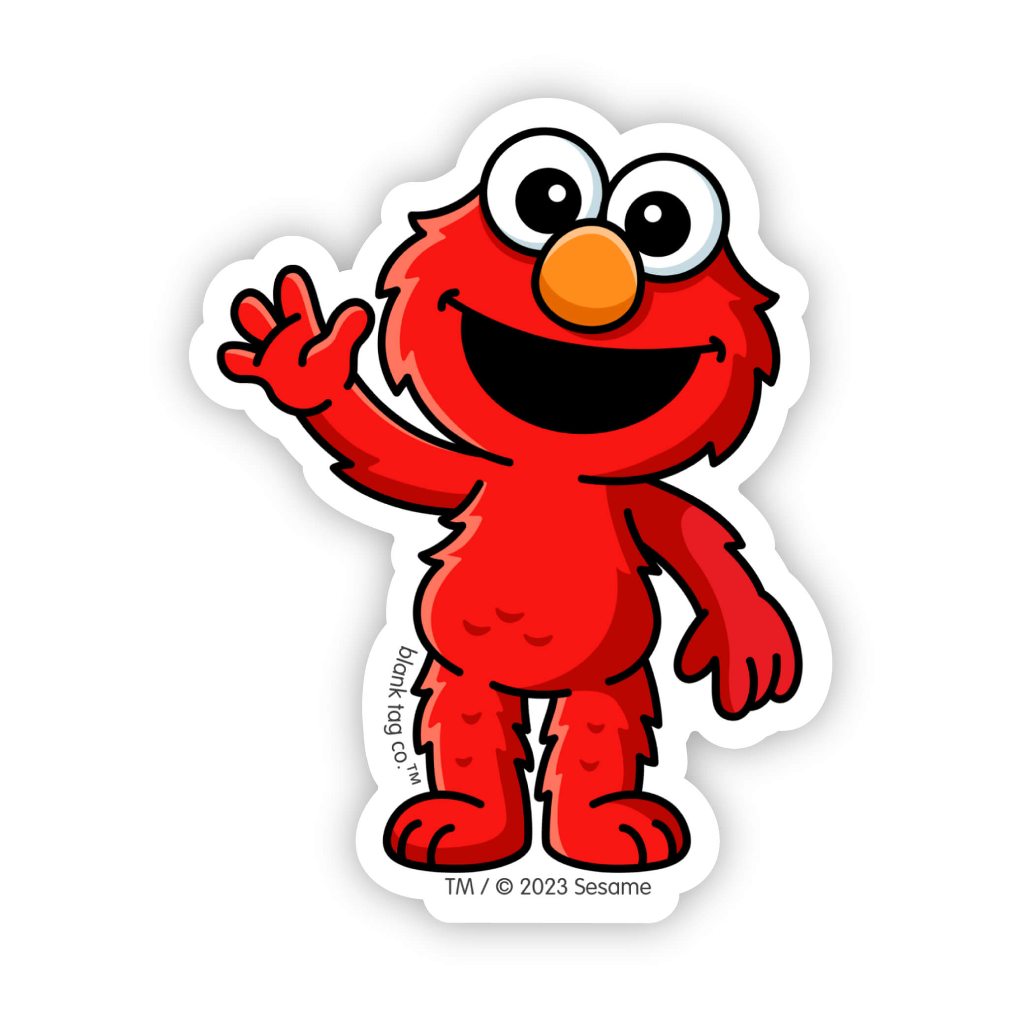  The Sesame Street Elmo Vinyl Sticker Decal、mySite、ghnorth