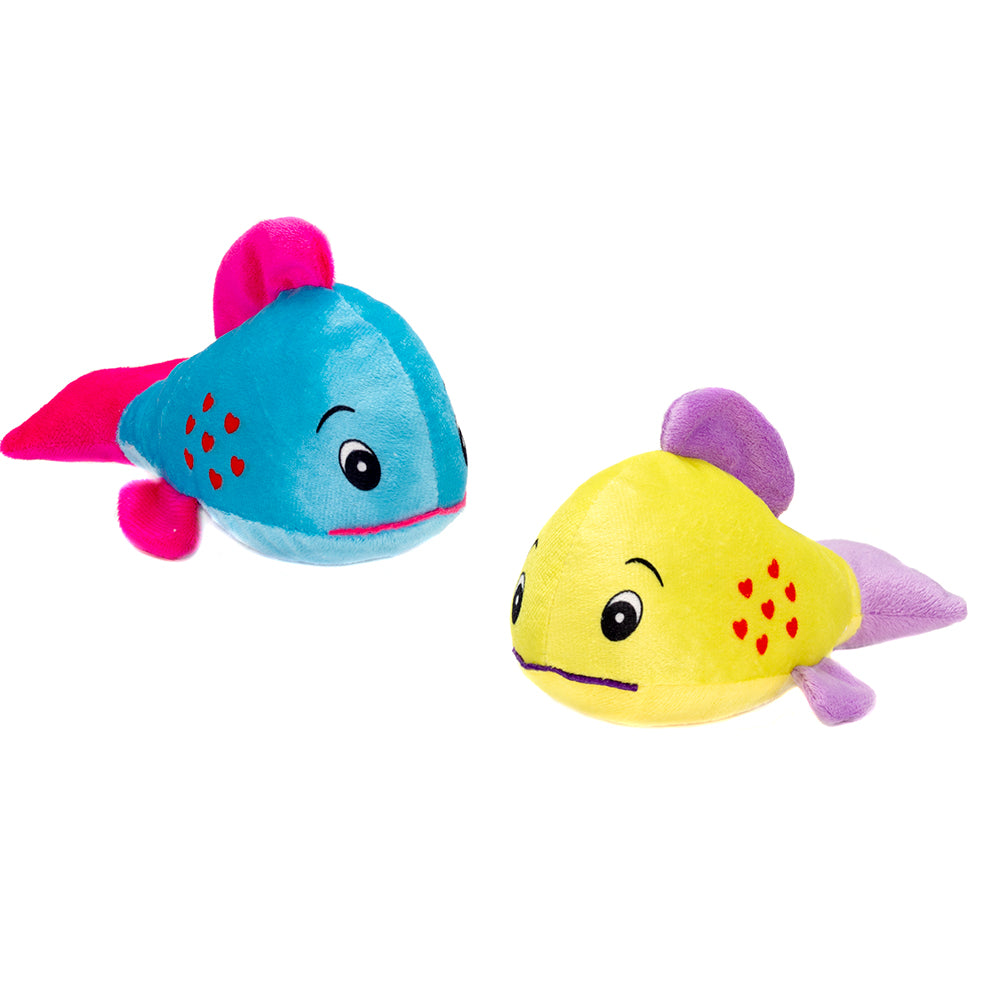 FISHES - 8IN 2 ASSORTED - BLUE AND YELLOW、mySite、g9winljtr