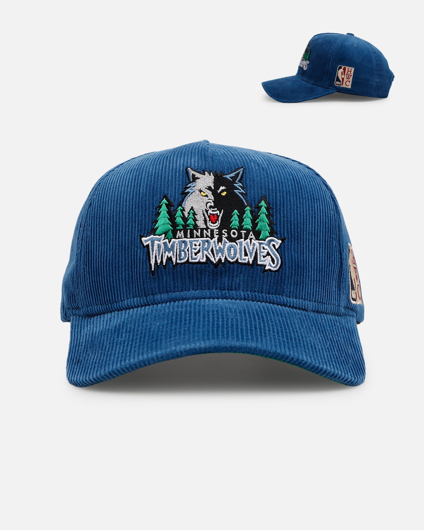 Mitchell & Ness Minnesota Timberwolves 'Vintage Cord' Pro Pinch Corduroy Snapback Blue、mySite、zt4zffjzw