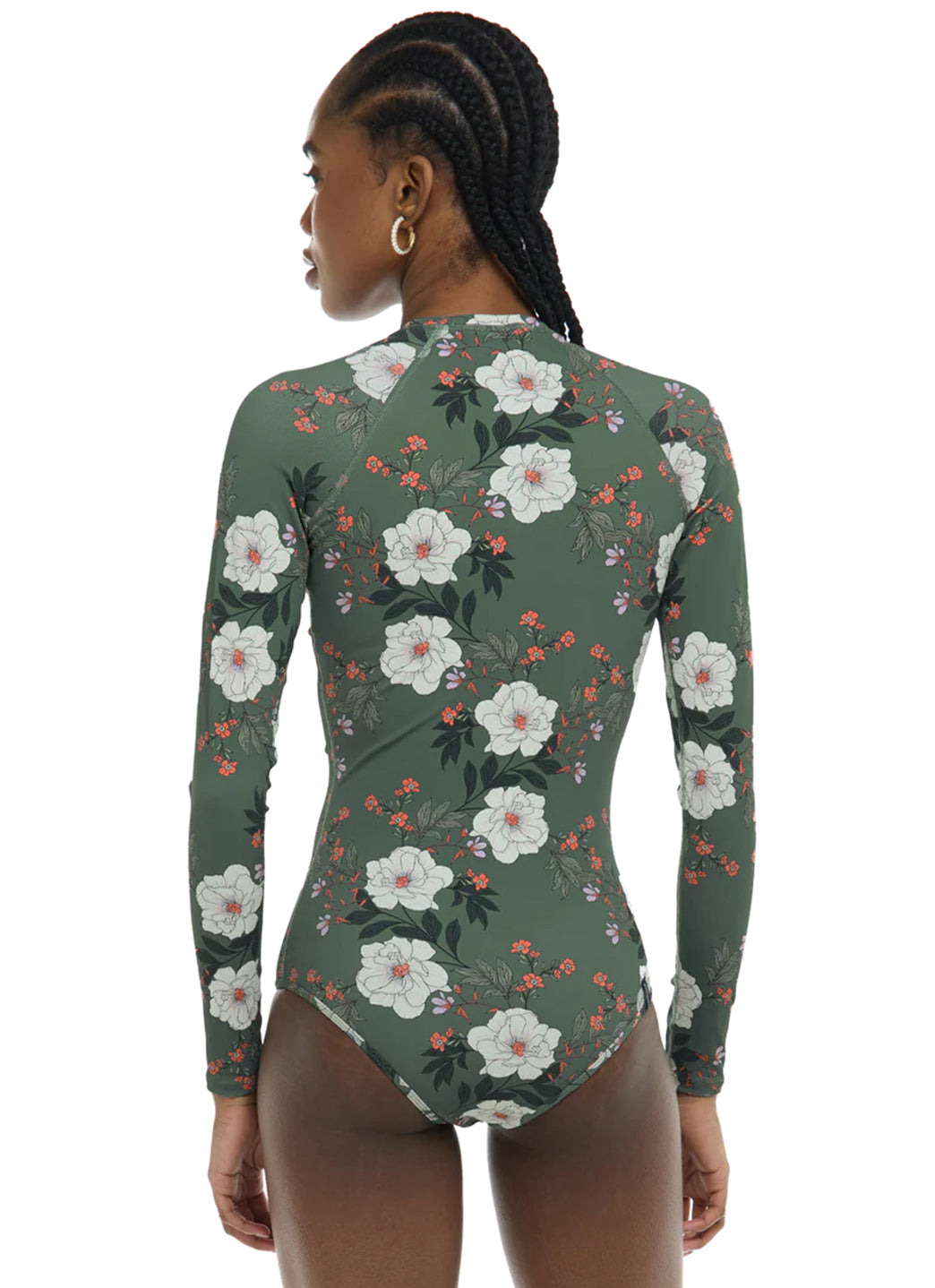 Body Glove Women's Aurora Chanel Long Sleeve One Piece Swimsuit、mySite、noshort