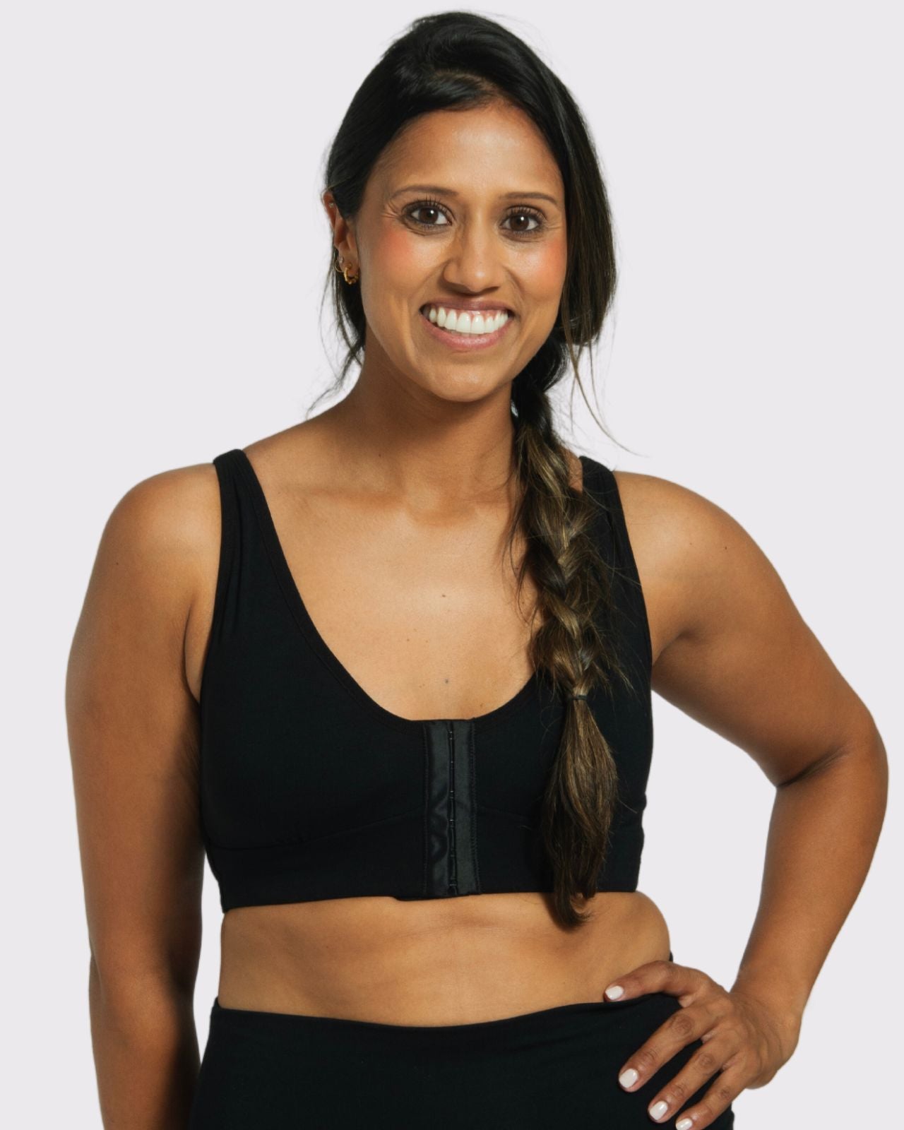 Rora Pocketed Front Closure Bra、mySite、bengalsvssteelers