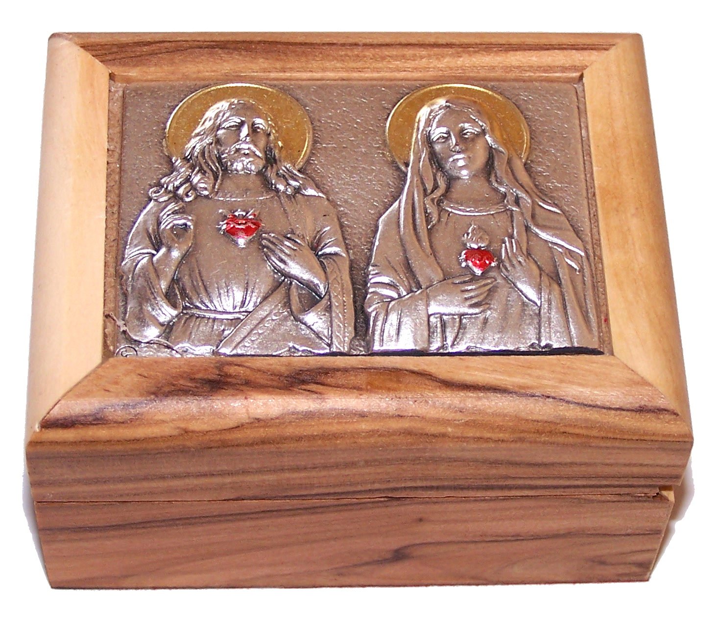 Holy Land Market First Communion Box - Rosary Box - Bethlehem Olive Wood、mySite、topwebapps