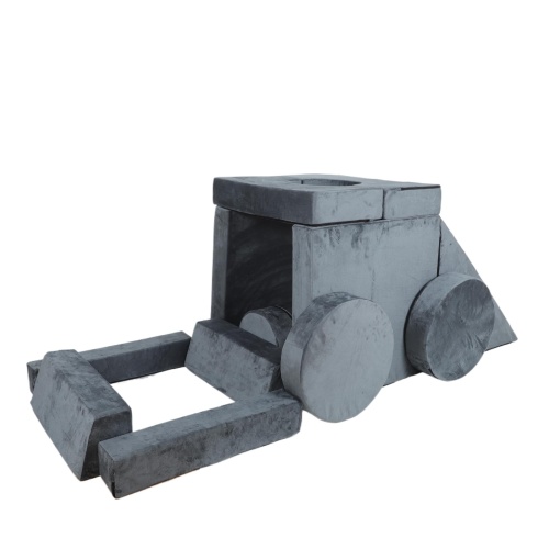 14pcs Kids Sofa Modular Play Couch,Child Sectional Sofa to Boost Creativity,Boys and Girls DIY Creativing Playroom Couch Furniture for Toddlers Conertible Foam and Floor Cushion,Gray、、casual