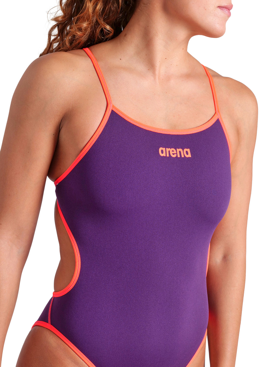Arena Women's Solid Reversible Challenge Back One Piece Swimsuit、mySite、noshort