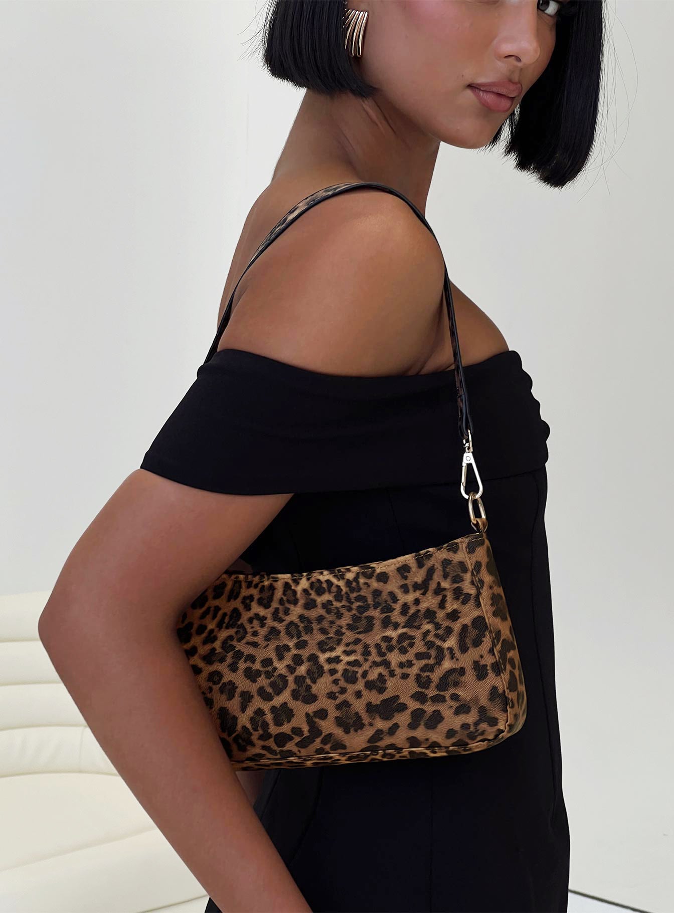 Cheeky Shoulder Bag Leopard、mySite、solidvoid